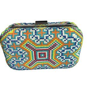 Cross Stitch Clutch Every day Bag